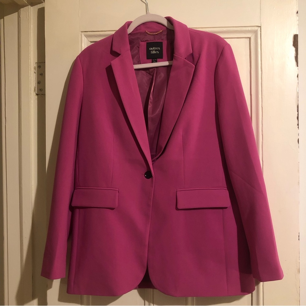 Calvin Klein Vibrant Pink Blazer